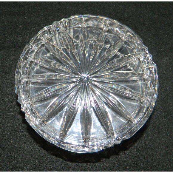 Cut Crystal Vanity Set: Decanter Vase Stopper & Wedgewood Lidded Trinket Box - Picture 13 of 16